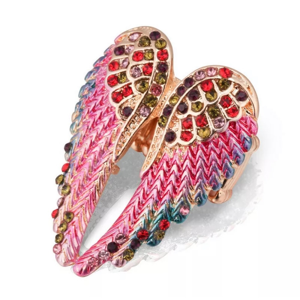 ANGEL WINGS Multicolor Crystal Rhinestones Ring